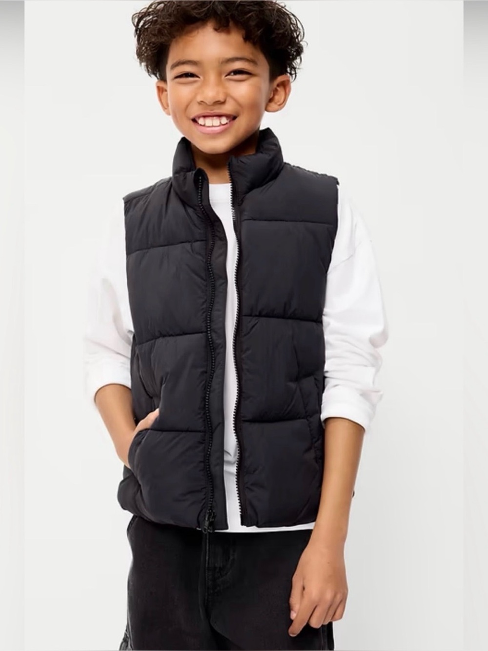 Baby Gap Quilted Water Resistant Puffer Vest | Black | Size 2 - Toddler